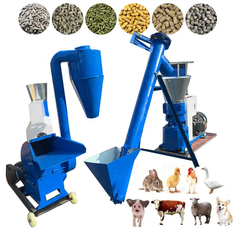 Chicken feed pellet machine